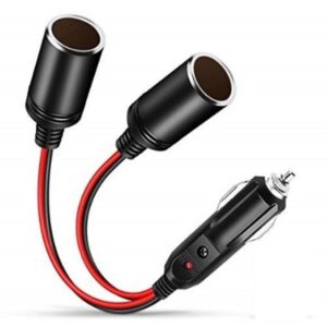 All Ride Double Lighter Socket  Extension 12A   12/24V