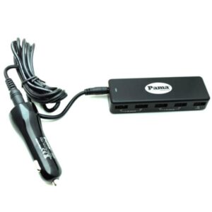 Pama 5-Way USB 7.2A (MAX) Charger   12/24V