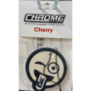 Chrome Carded Air Freshener Cherry