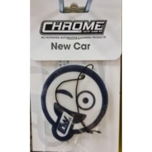 Chrome Carded Air Freshener New Car