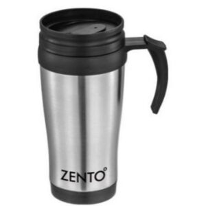 All Ride Zento Chromed Stainless Steel Insulated Travel Mug 450ml