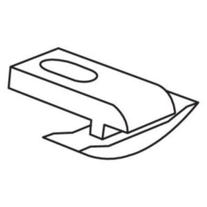 Lampa Curtain Rail Bracket For Ceiling Fixing - Pack Of 25
