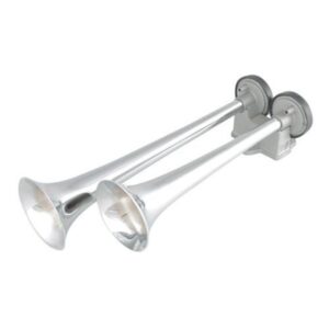 Lampa Twin  Air Horn Kit With Compressor Chrome