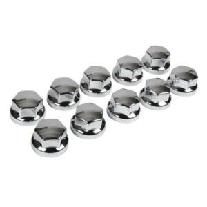 Lampa Chrome ABS 32/33mm Wheel Nut Covers 10-Pack