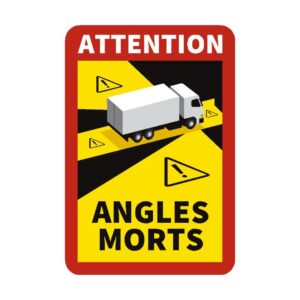 HTC Blind Spot (Angles Mort's)  Magnetic Truck Sign