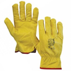 Super Touch De-Luxe Leather Driver Glove Yellow