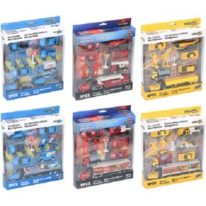 HTC 9-Piece Vehicle Playset 1/64 Scale (3 Variants)