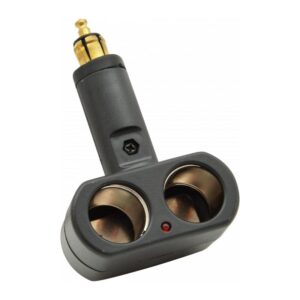 HTC Din Plug/Double Socket- 10 Amp   12/24V