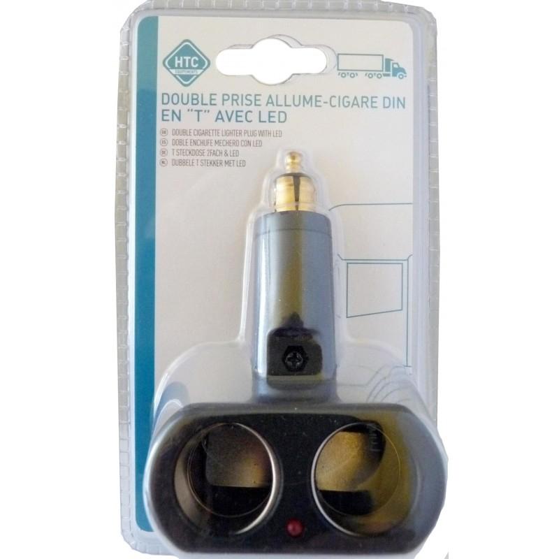 HTC Din Plug/Double Socket- 10 Amp   12/24V - Image 2