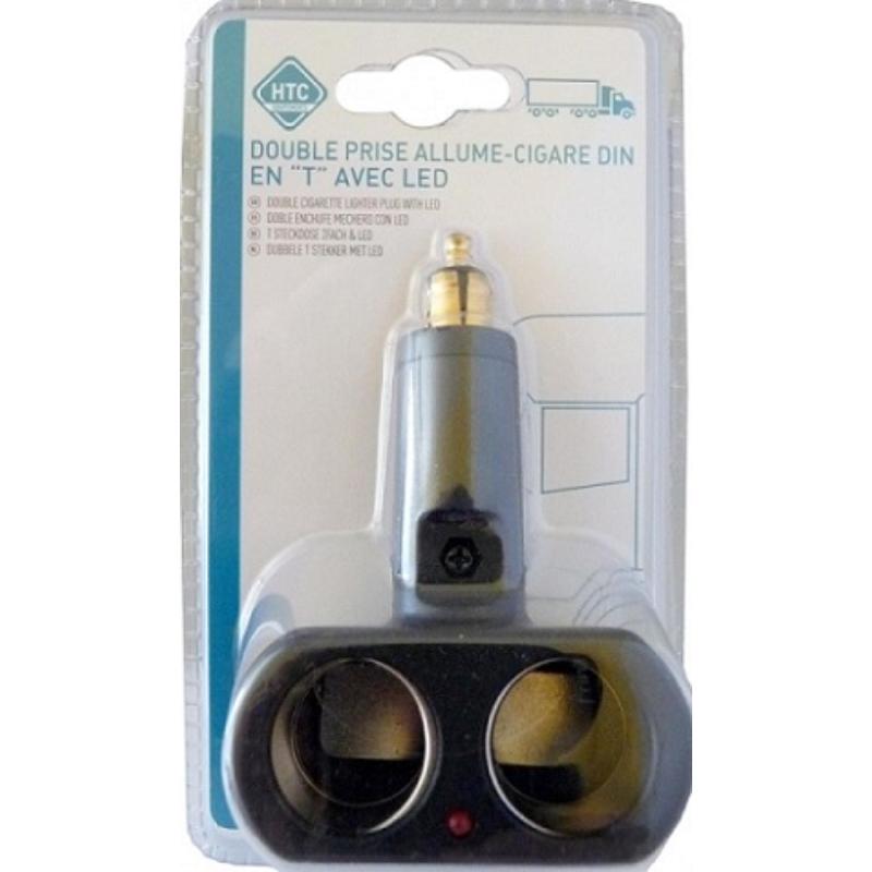 HTC 2-Way Plug-In Socket With LED 5A   12/24V - Image 2