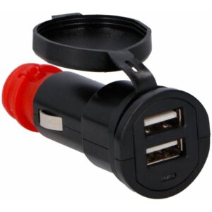 ** Withdrawn ** All Ride Double USB 3.1A max Universal Plug   12/24V