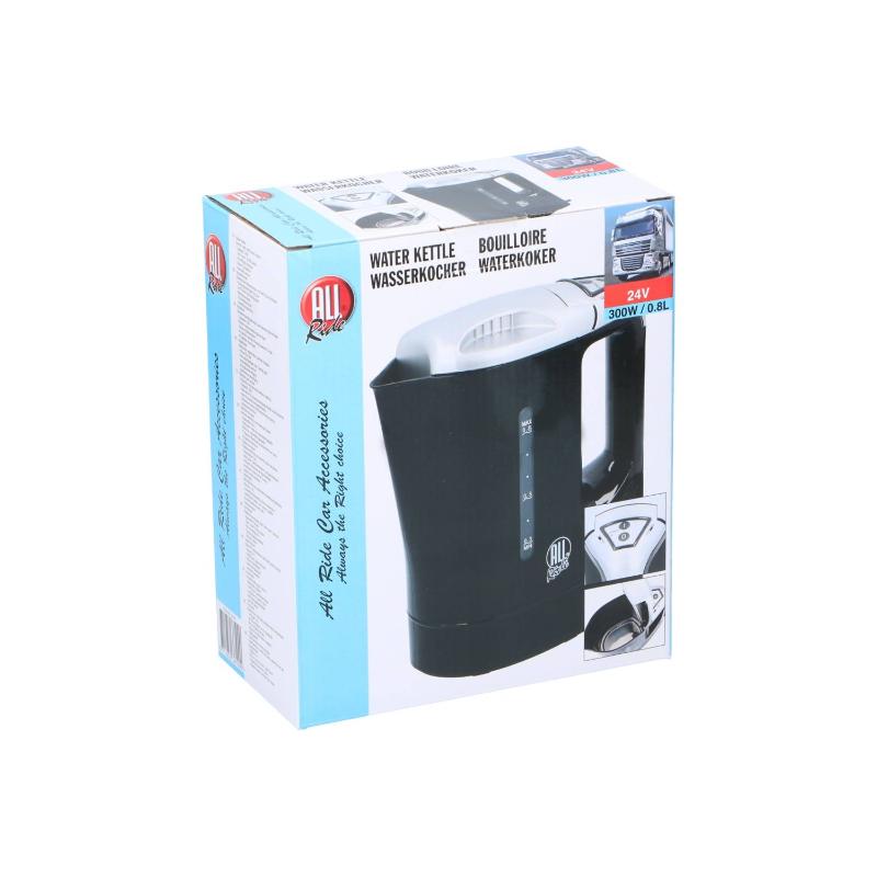 All Ride Black/Silver 1L Jug Kettle Black  24V - Image 2