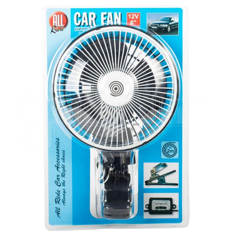 All Ride 2-Speed 6 Fan With Clamp   12V