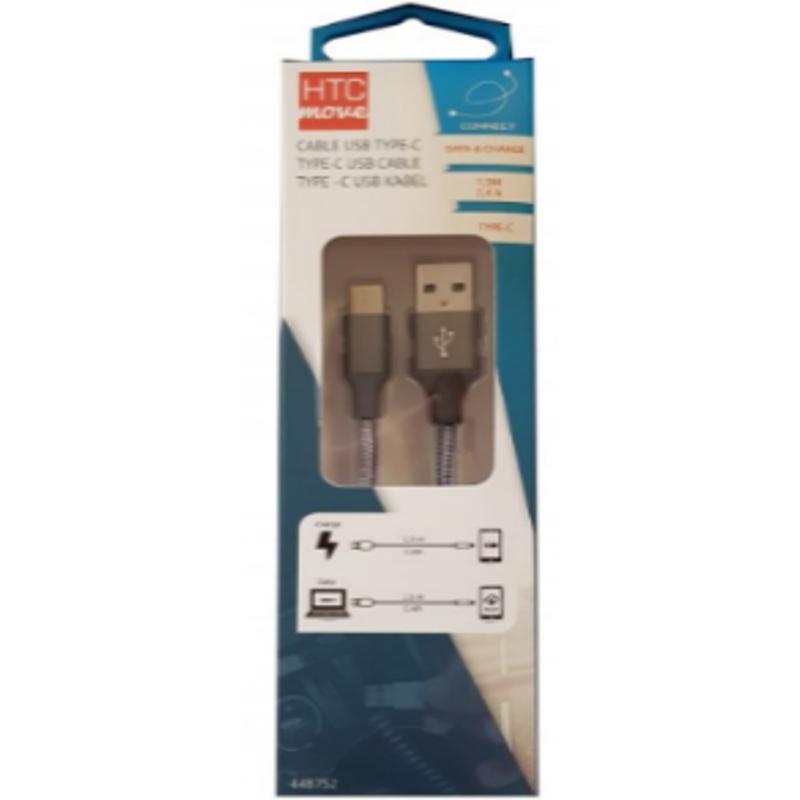 HTC Micro USB  Data Cable 2.4A 1.5M