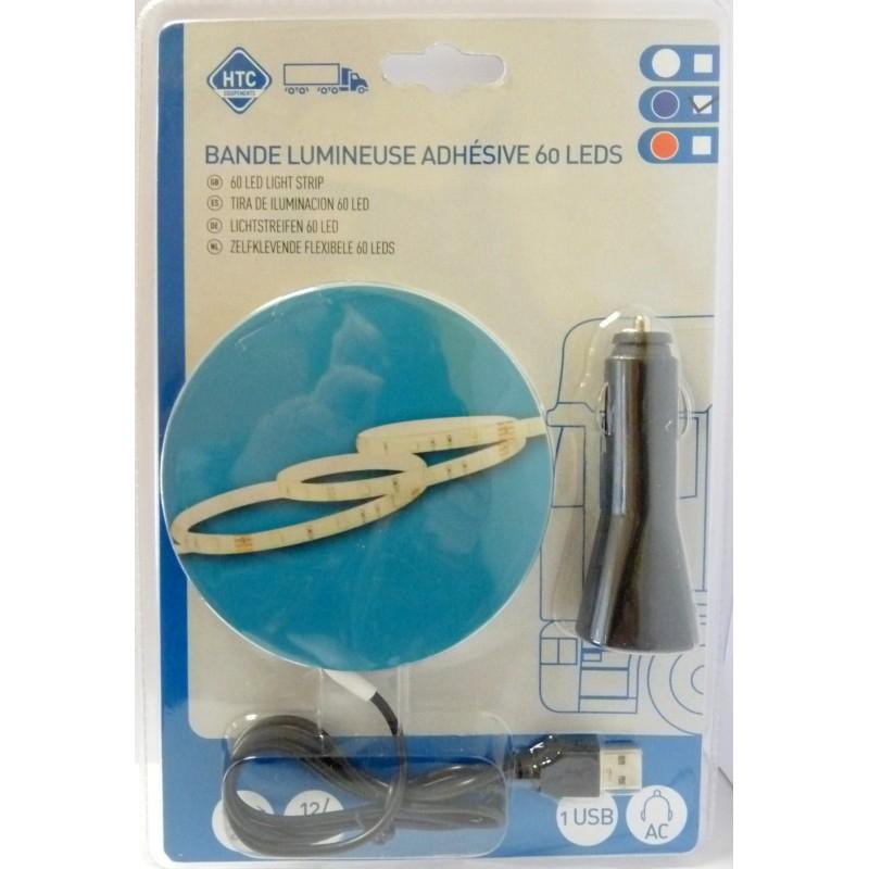 HTC 60-Led 2M White Cab Light   12/24v