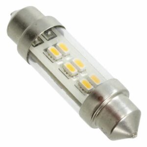 All Ride 653 6-Led Festoon (11X38Mm) White Twin Pack White  24v
