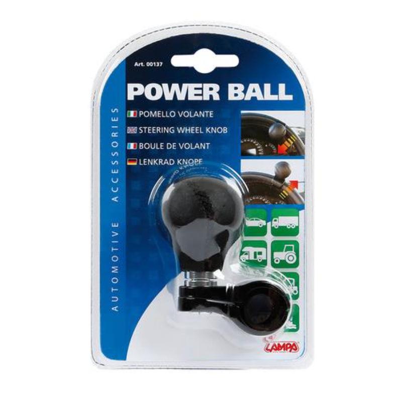 Lampa Power Ball Leather Steering Wheel Knob - Image 2