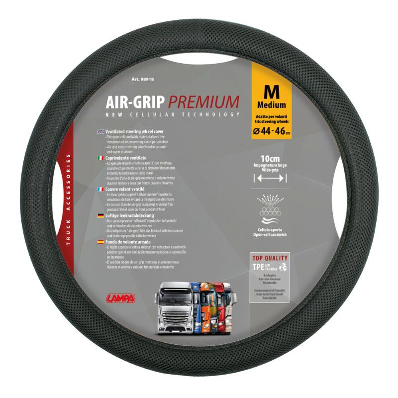 Lampa Air Grip Steering Wheel Cover Black 44-46