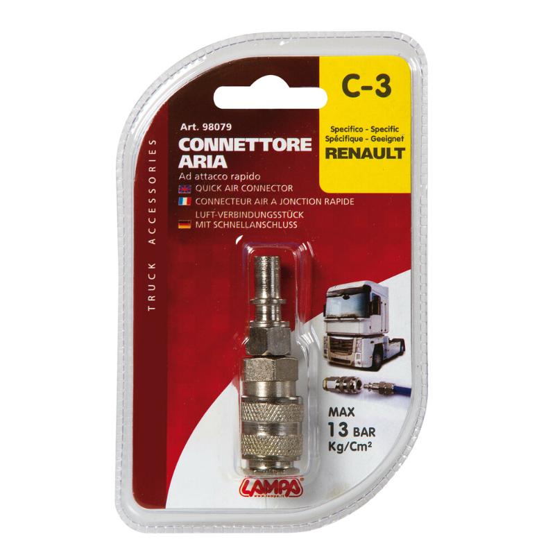 Lampa Air Duster Quick Connector For Renault 13kg/cm - Image 2