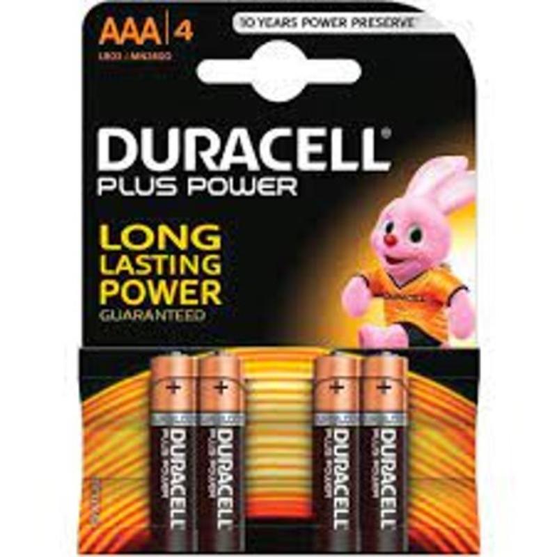 Duracell AAA Power Plus 4 Pack