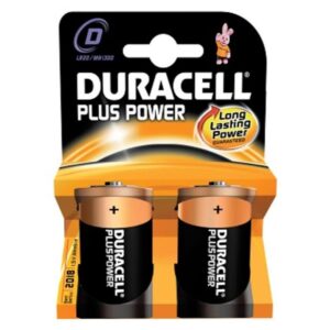 Duracell Power Plus D 2-Pack