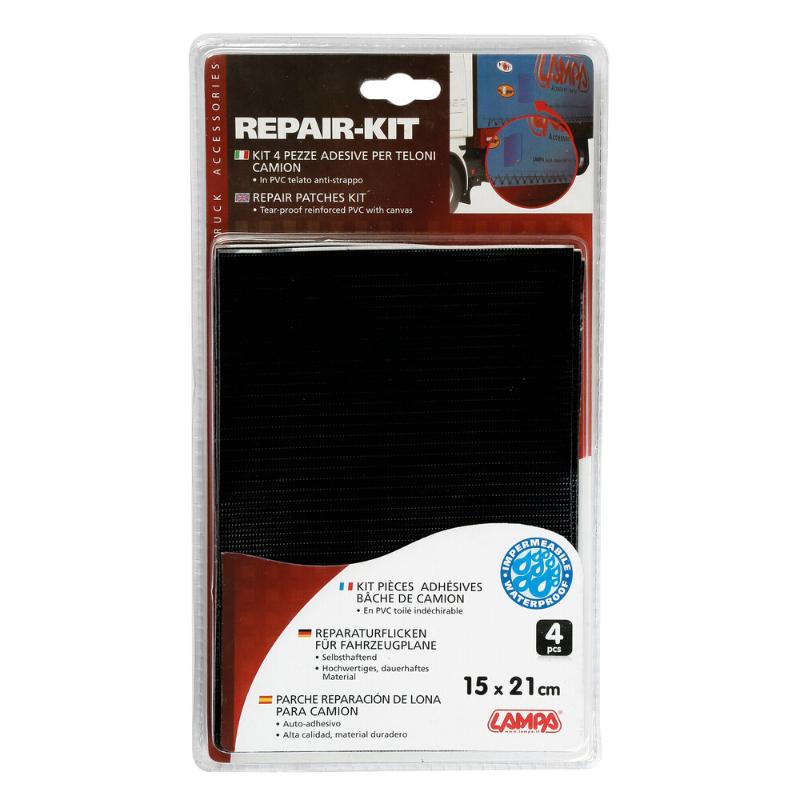 Lampa  Set of 4 repair patches Black - Image 2