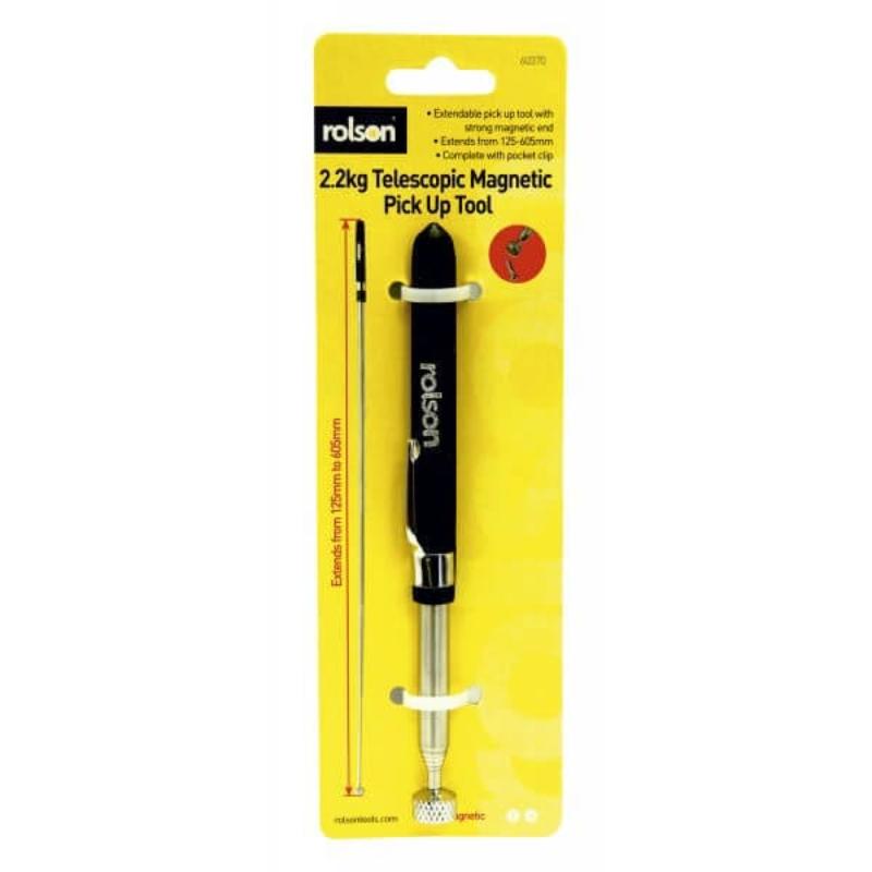 Rolson 2.2kg Magnetic Telescopic Pick-Up Tool - Image 2