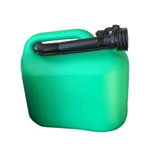 5LTR Green Plastic Fuel Can