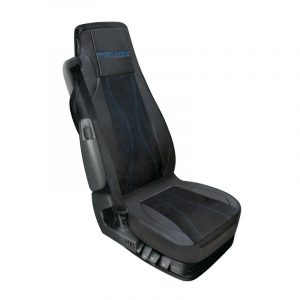 Lampa  Luana, Skeentex and suede fabric truck seat cover Black-Blue