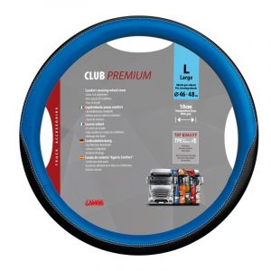 Lampa  Club, Skeentex steering wheel cover Blue 46-48