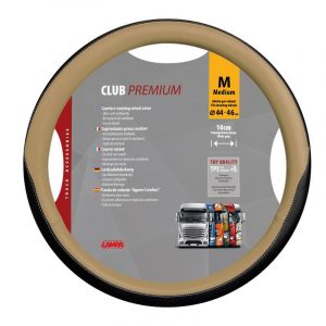 Lampa  Club, Skeentex steering wheel cover Beige 44-46