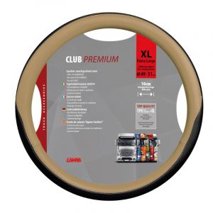 Lampa  Club, Skeentex steering wheel cover Beige 49-51