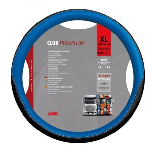 Lampa  Club, Skeentex steering wheel cover Blue 49-51