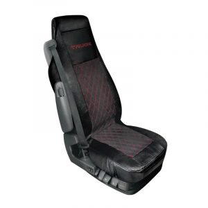 Lampa  Mirian, Skeentex and quilted suede truck seat cover Black-Red