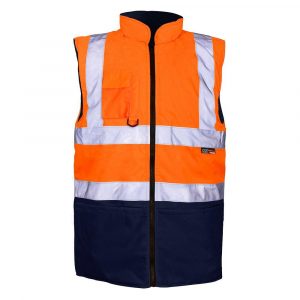 Supertouch  Hi-Vis Body Warmer Orange 4XL