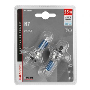 LAMPA 12V H7 "BLUE XE" 55W Xenon Headlamp Bulb - 2- PACK