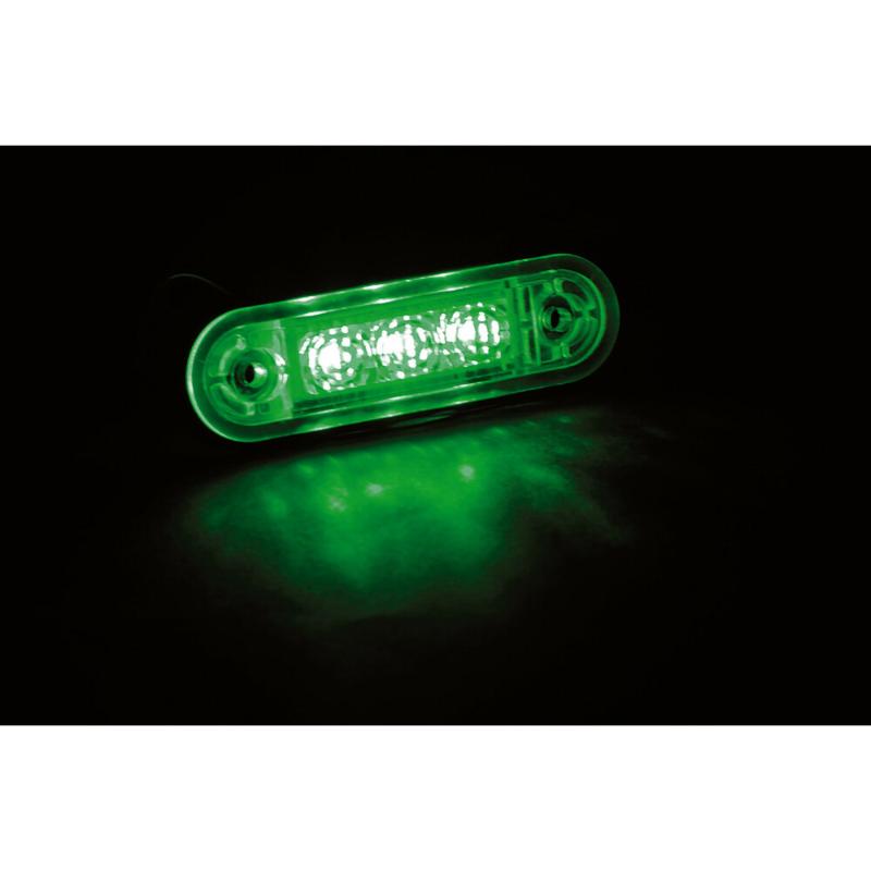 LAMPA 12/24V Flush Mount Green LED Light - Image 2
