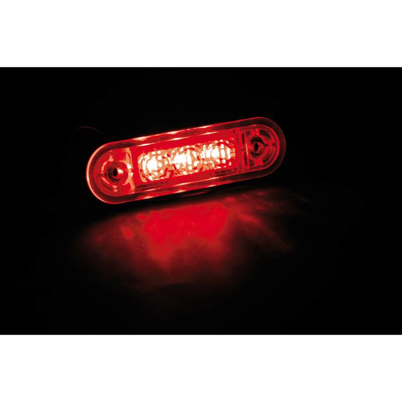 LAMPA 12/24V F lush Mount Red LED Light - Image 2