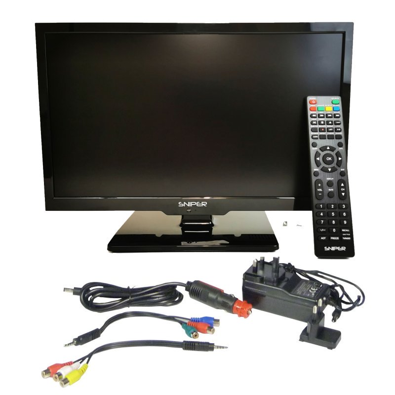 SNIPER19" TRAVEL LED TV SN-1904E DVD, SATELLITE & FREEVIEW - Image 2