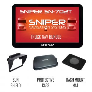 SNIPER SN-702T TRUCK NAV 7" NAVIGATION BUNDLE 12/24V
