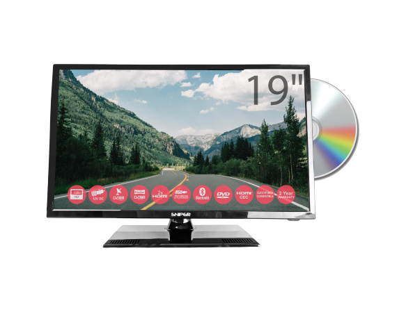 SNIPER19" TRAVEL LED TV SN-1904E DVD, SATELLITE & FREEVIEW