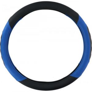 ALL RIDE 44-46CM THICK 10CM STEERING WHEEL COVER BLUE/BLACK