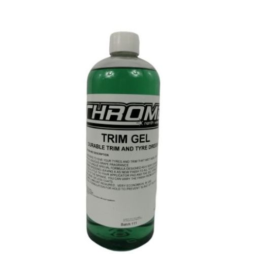 CHROME TRIM GEL TYRE AND TRIM DRESSING 750ML