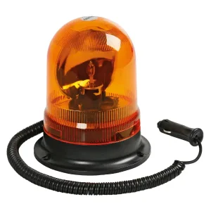 24V AMBER MAGNETIC HALOGEN REVOLVING BEACON