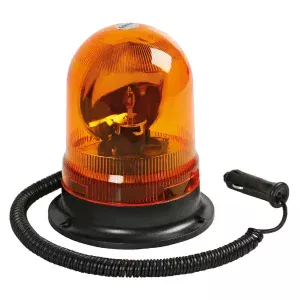 24V AMBER MAGNETIC HALOGEN REVOLVING BEACON