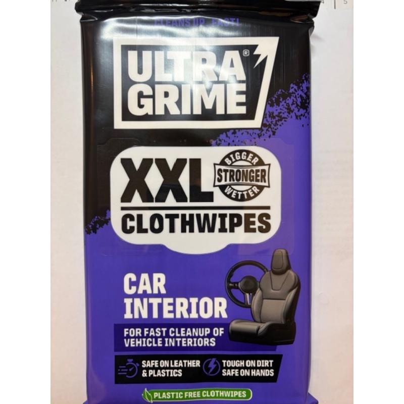 ULTRA GRIME CAR INTERIOR XXL CLOTH WIPES
