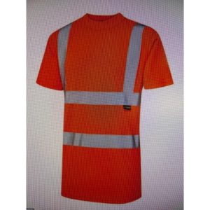 HI-VIS T-SHIRT SINGLE TONE ORANGE- 2XL
