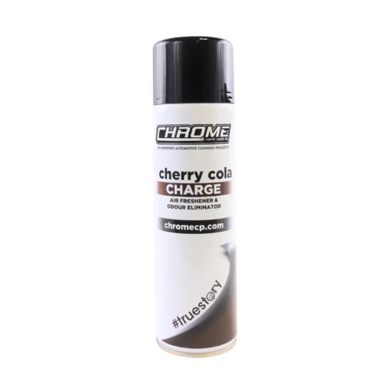 CHROME CHERRY COLA CHARGE AEROSOL AIR FRESHENER