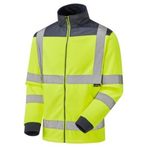HI-VIS FLEECE 2 TONE YELLOW - Large