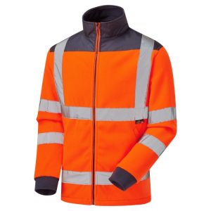 HI-VIS FLEECE 2 TONE ORANGE - 2XL